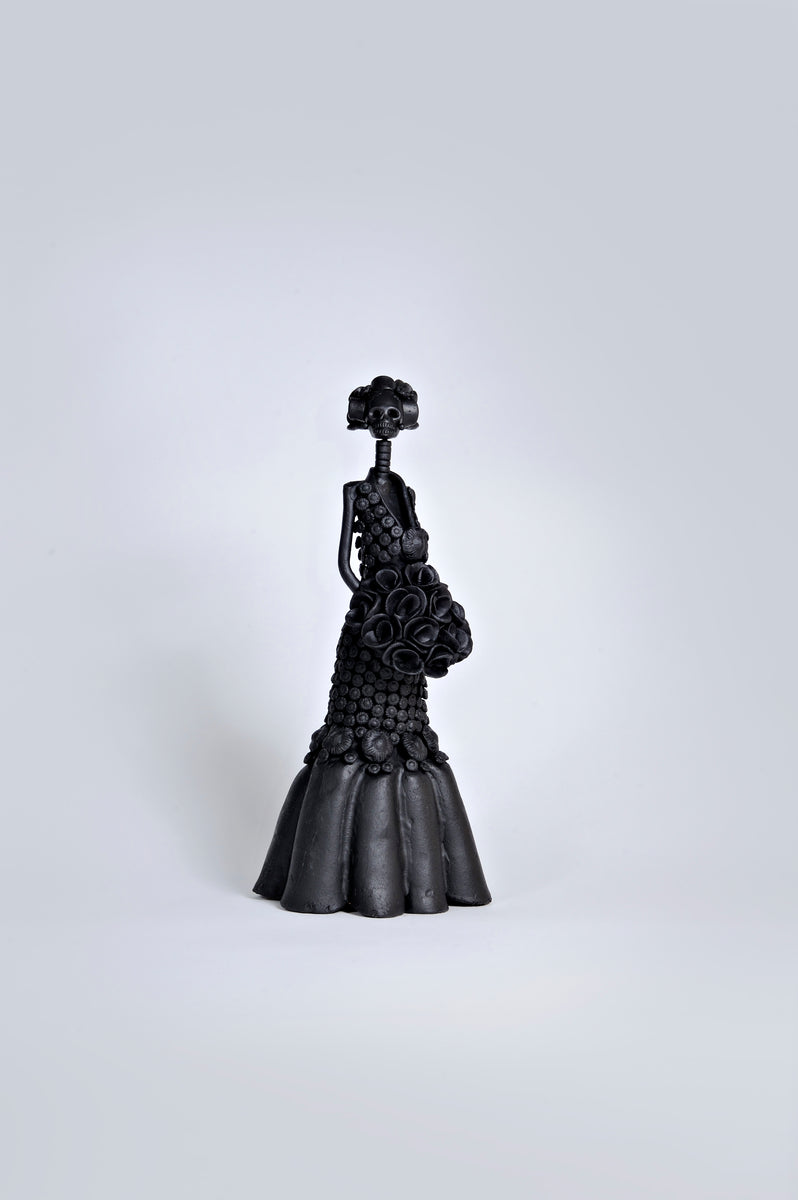 catrina black dress Catrina Black Velvet Square Neck Bow-Tie Mini Dress