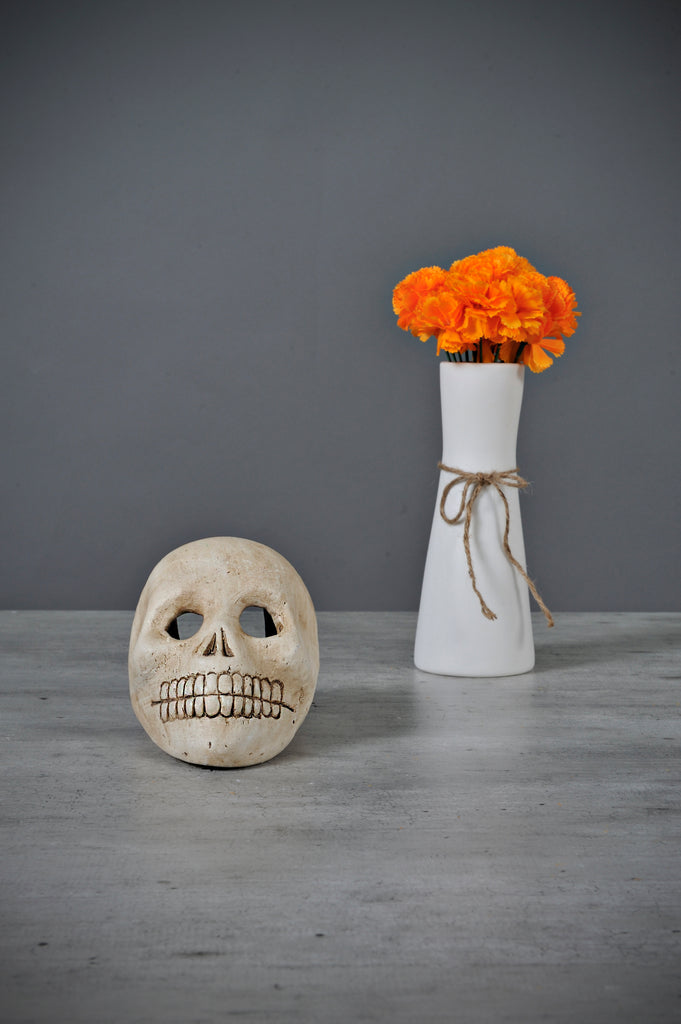 Day of the Dead Skull Candle Holder Sancho