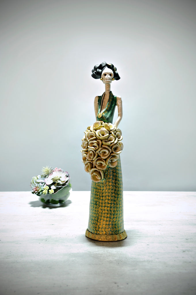 Catrina Josefina Red Carpet in Green