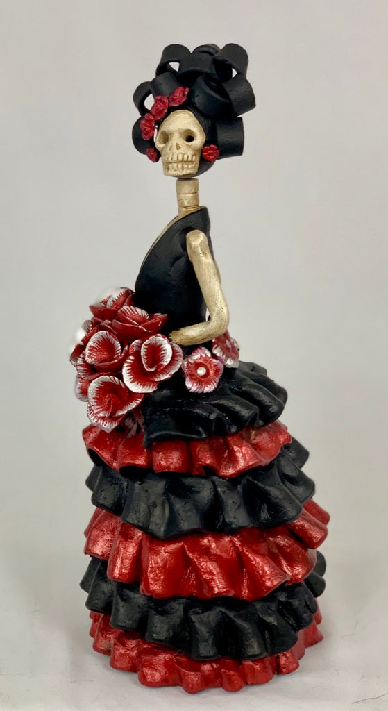 blue dress for baby girl Calavera Catrina in Black Dress - Sugar Skull main image 0